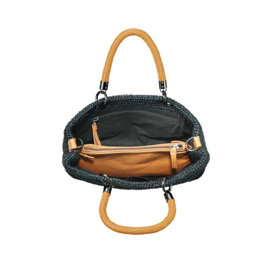 SEABREEZE TOTE RAFFIABAST BLACK